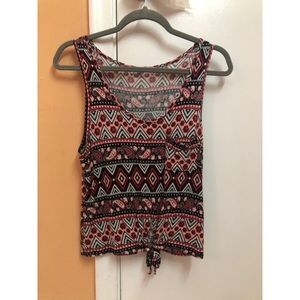 Charlotte Russe tribal tank top